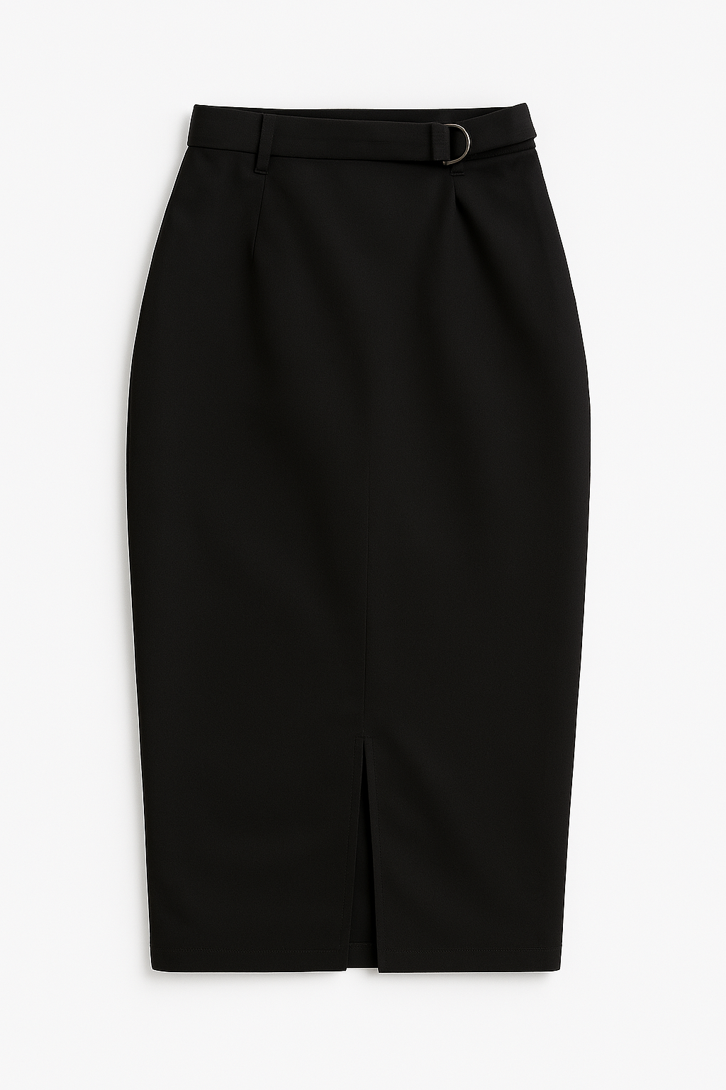 Black crop loose fit button down coord set