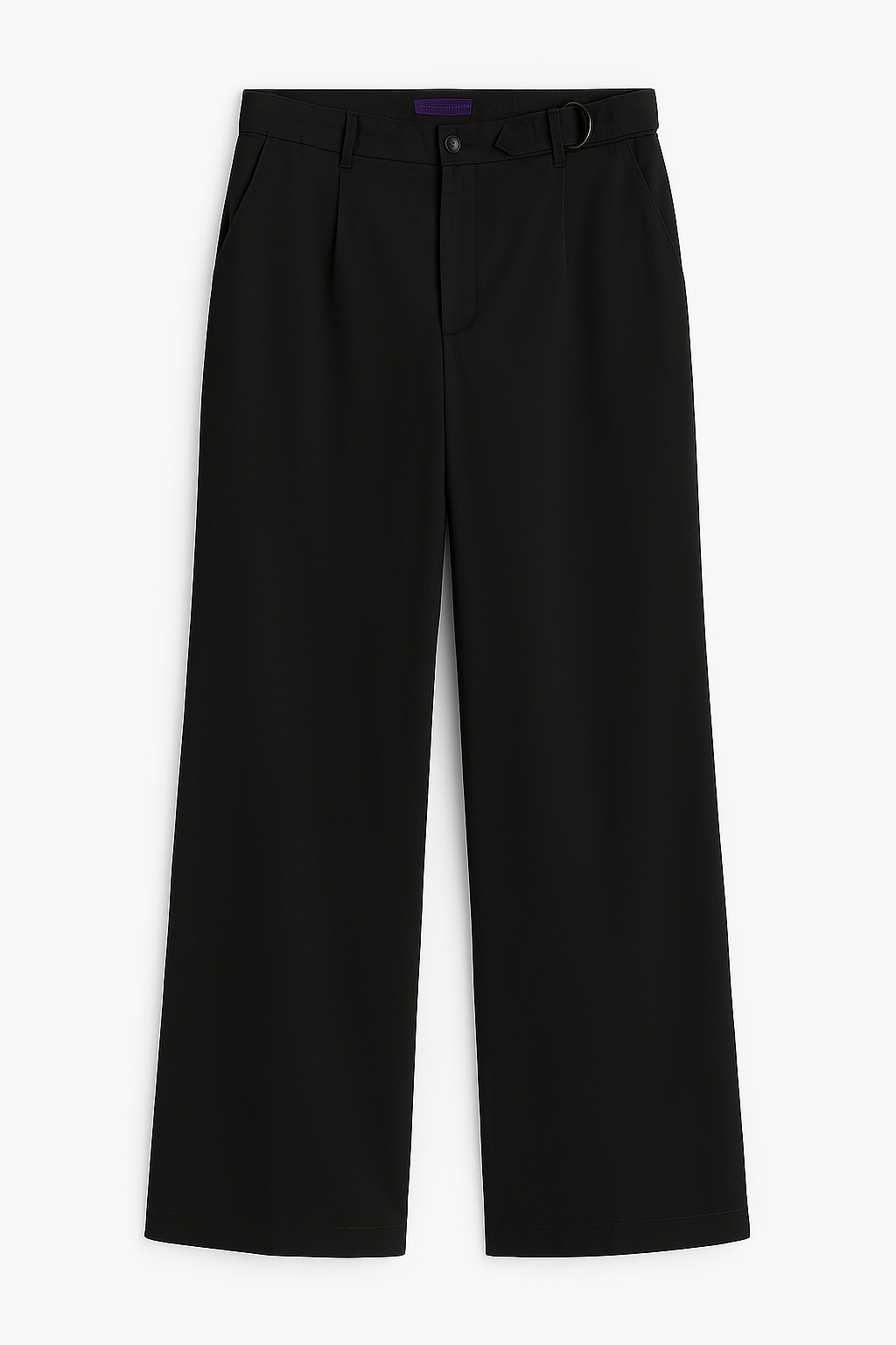 Black crop loose fit button down coord set