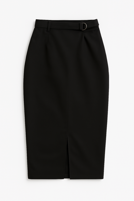Black pencil skirt